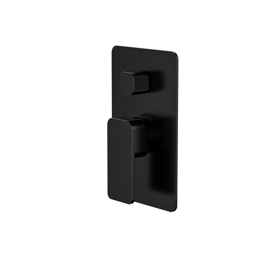 MELA - FLOVA Shower/Bath Wall Mixer with Diverter Black