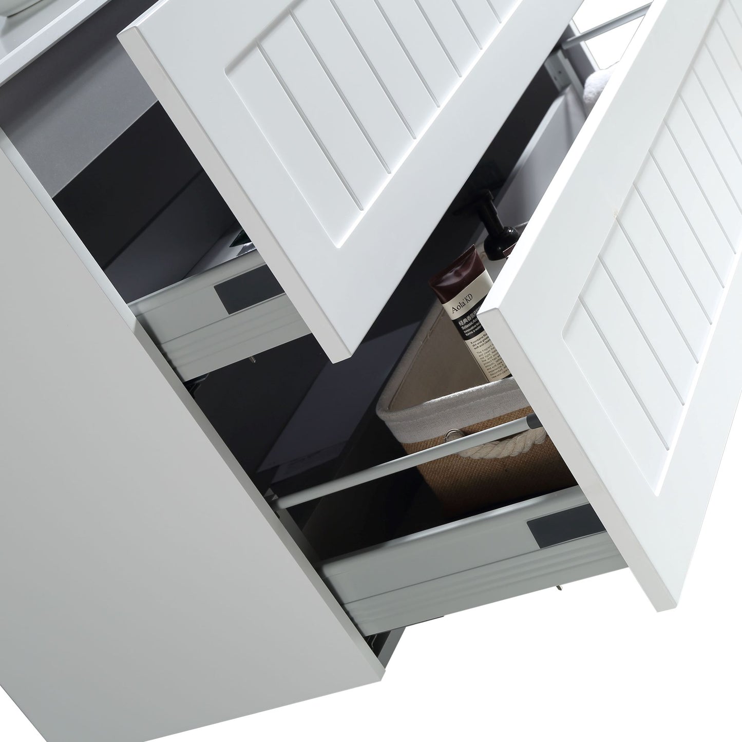 MELA - HAMPTON 1200 Matt White Wall Hung Vanity with Drawers
