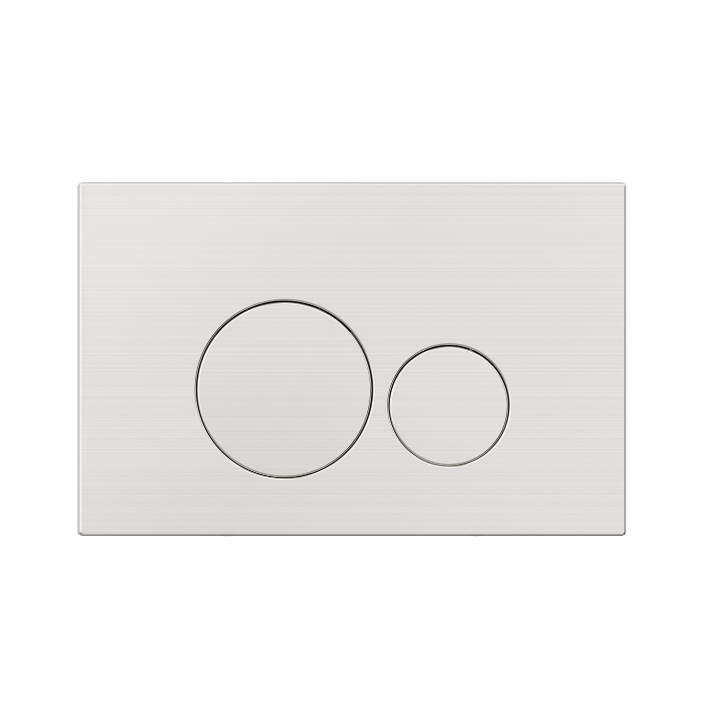 MELA - In Wall Toilet Button Round Brushed Nickel