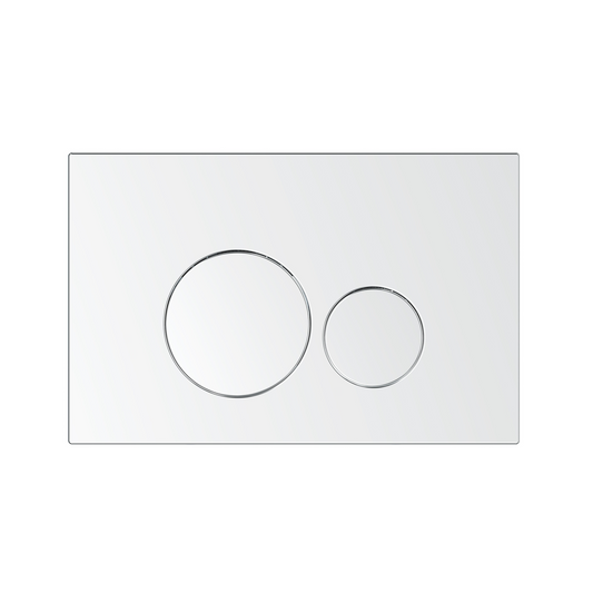 MELA - In Wall Toilet Button Round Chrome
