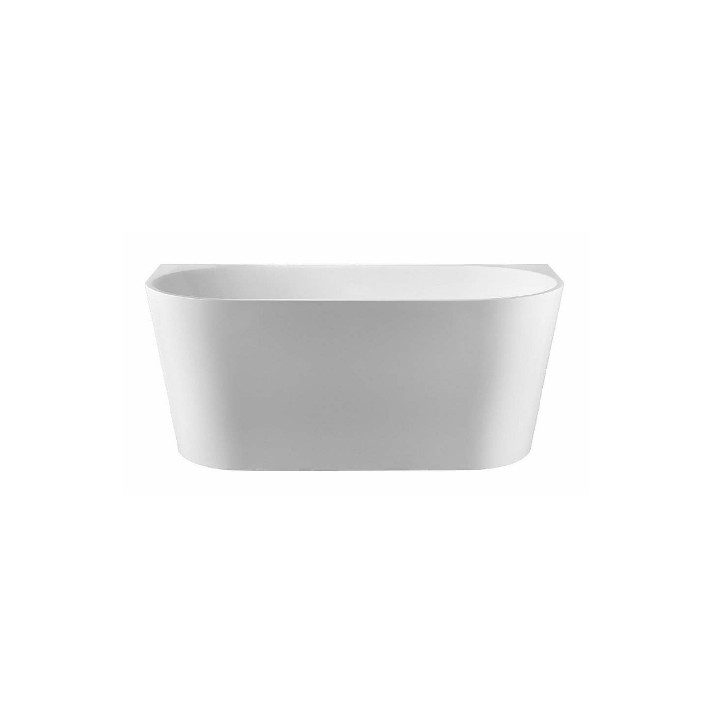 MELA - KORI 1500 Back to Wall Free Standing Bath