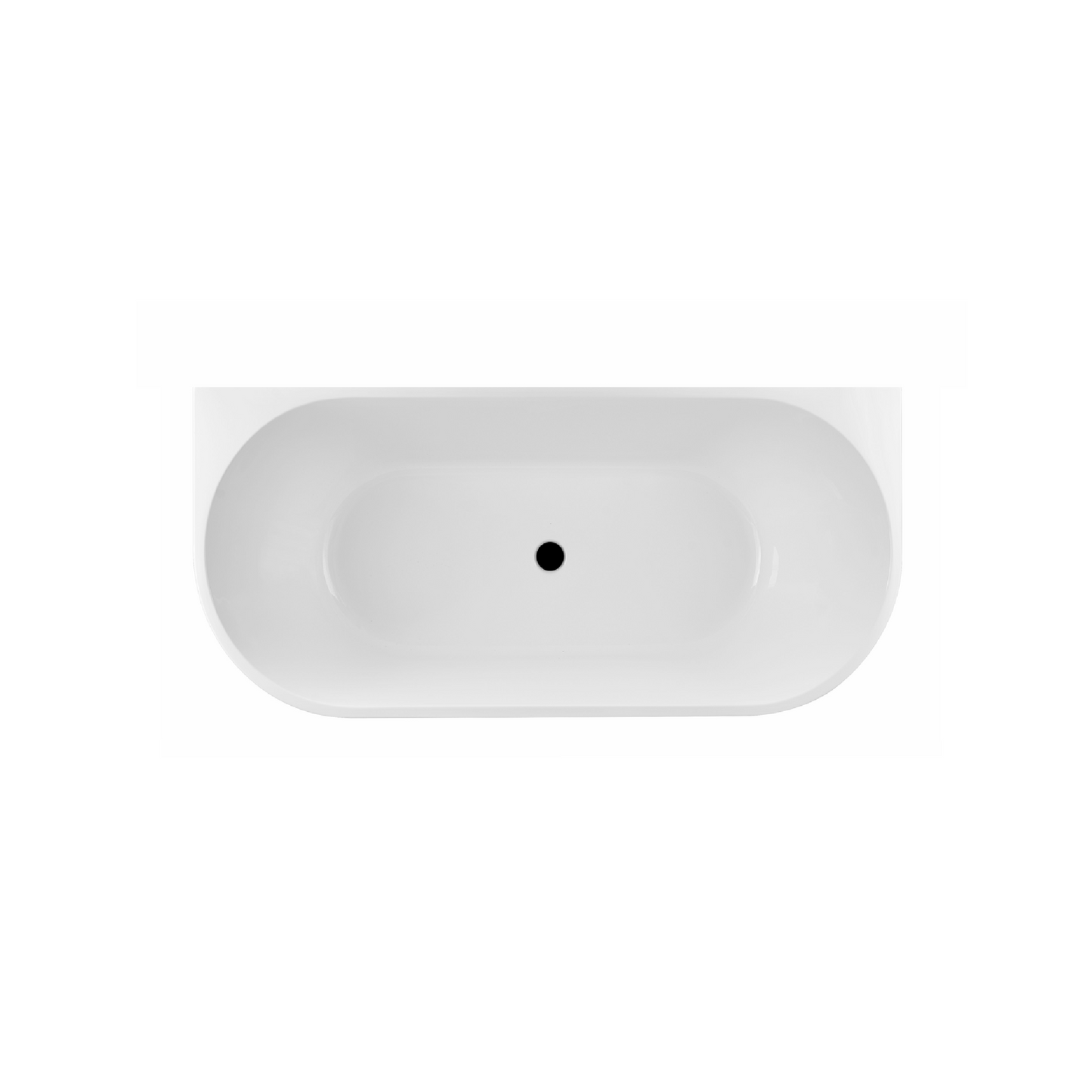 MELA - KORI 1500 Back to Wall Free Standing Bath