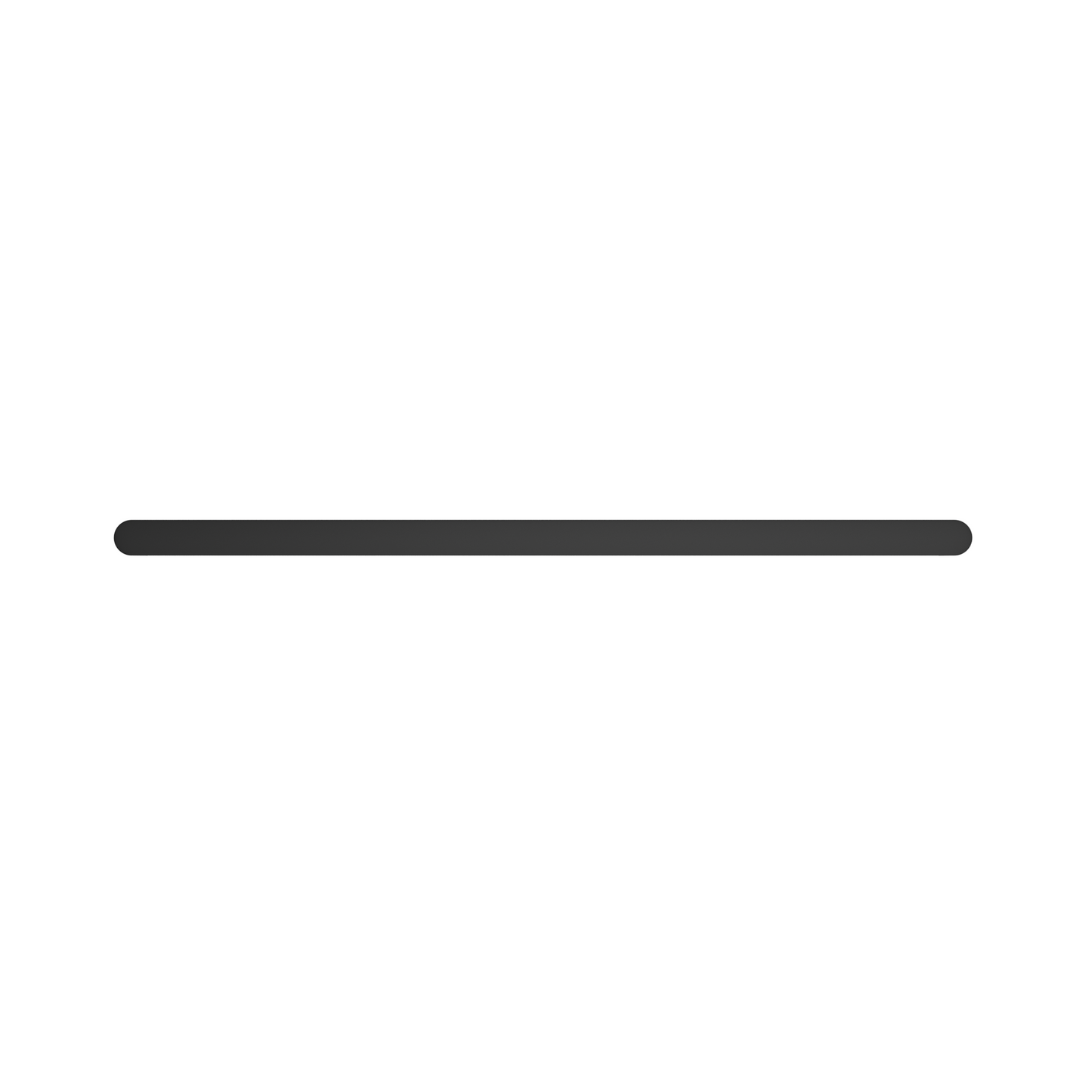 MELA - PALCO/RONDO 600 Double Towel Rail Black