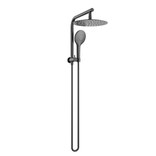 MELA - PALCO/RONDO Twin Combo Shower Set without Rail Gun Metal