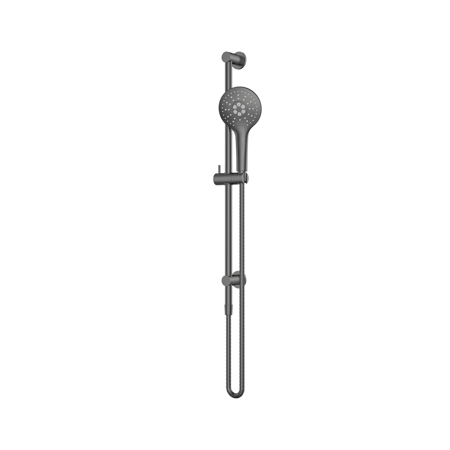 MELA - PALCO/RONDO Hand Shower Set with Rail Gun Metal