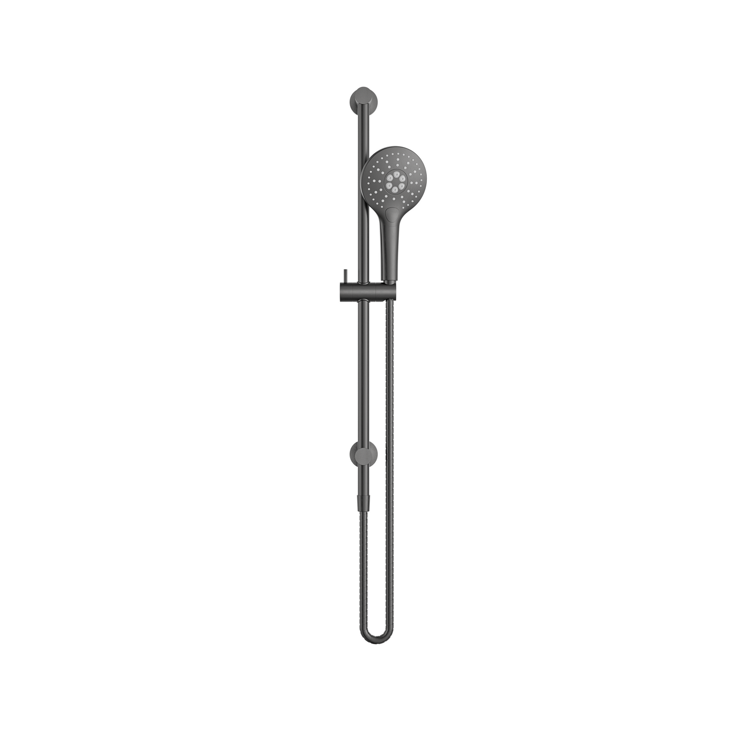 MELA - PALCO/RONDO Hand Shower Set with Rail Gun Metal