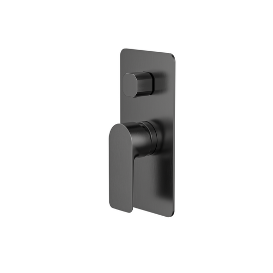 MELA - PALCO Shower/Bath Wall Mixer with Diverter Gun Metal