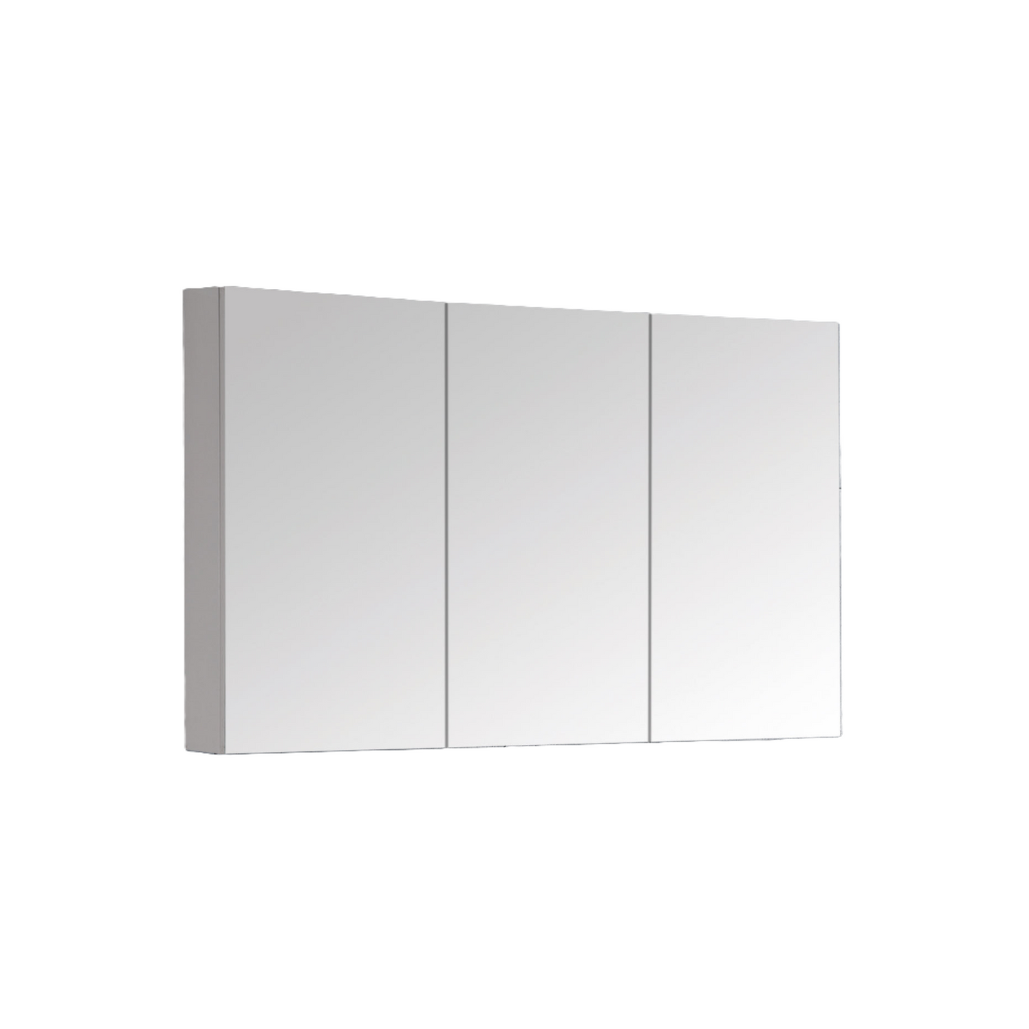 MELA - PORTER 1200 Gloss White Mirror Cabinet