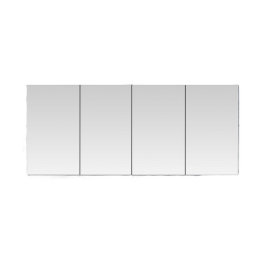 MELA - PORTER 1800 Gloss White Mirror Cabinet
