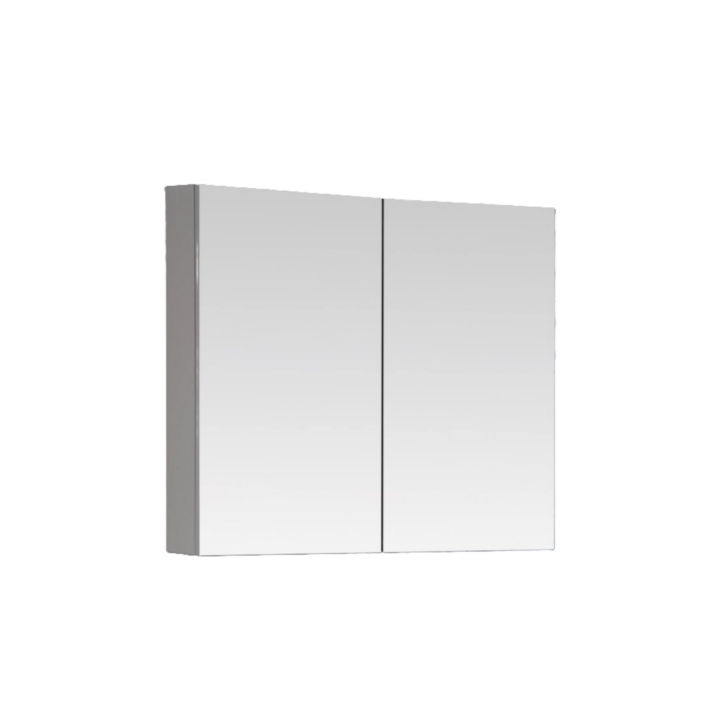 MELA - PORTER 600 Gloss White Mirror Cabinet