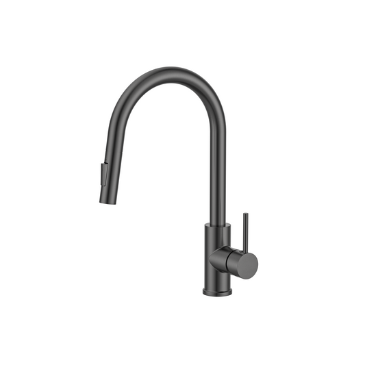 MELA - RONDO Pull Out Sink Mixer Gun Metal