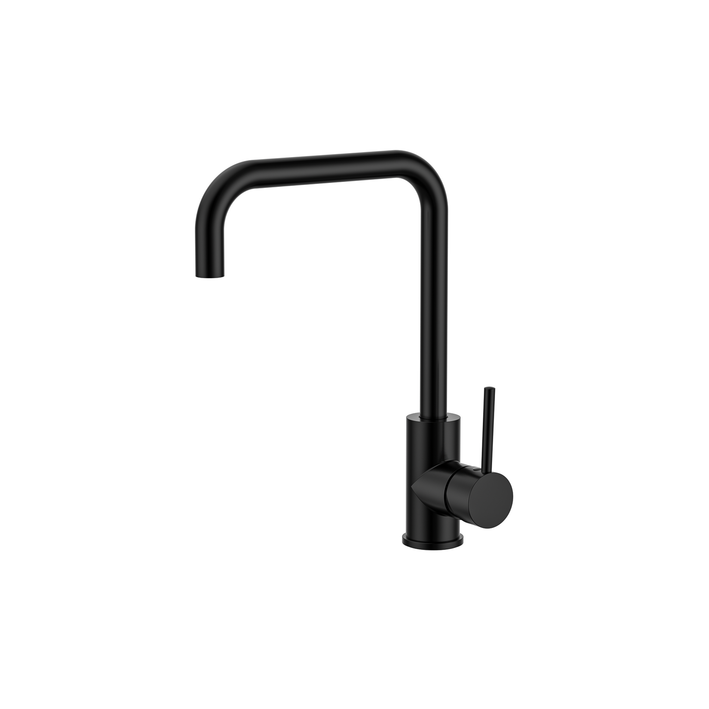 MELA - RONDO Square Gooseneck Sink Mixer Black