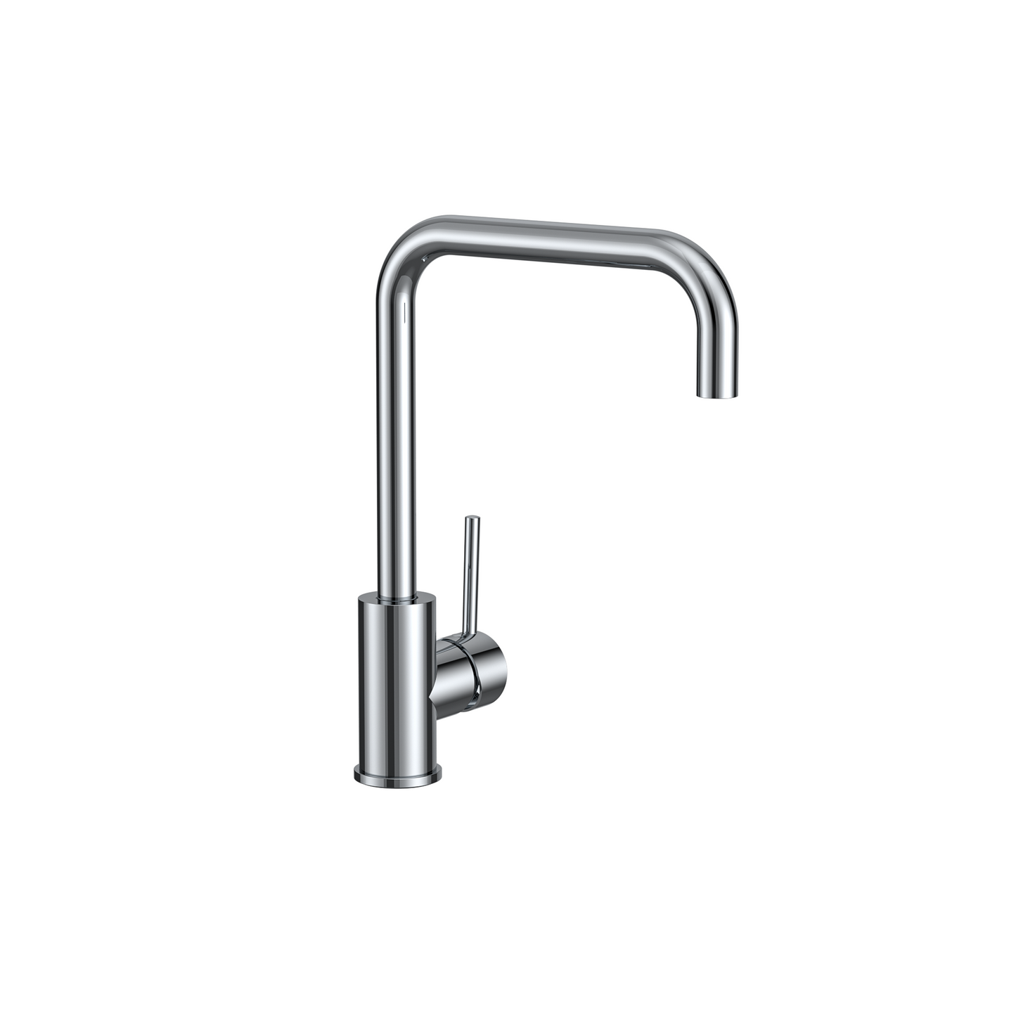 MELA - RONDO Square Gooseneck Sink Mixer Chrome