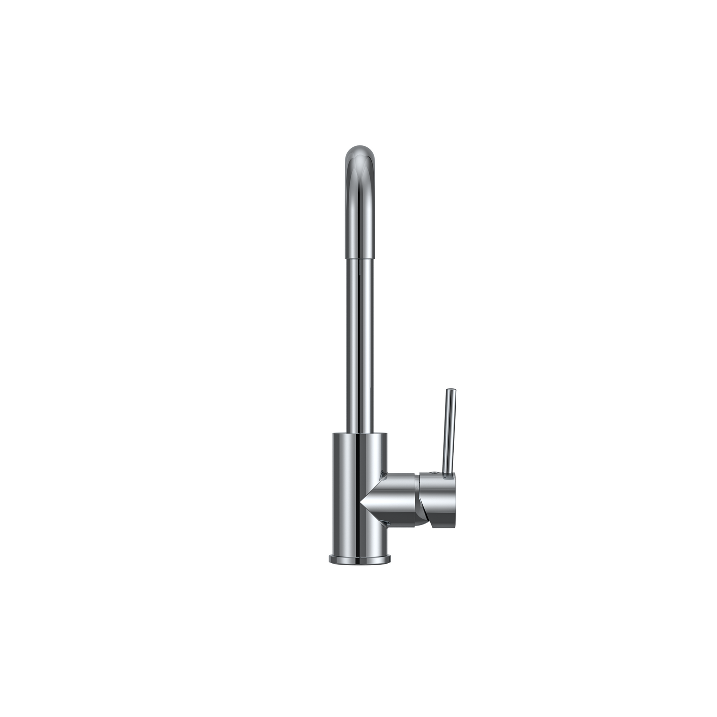 MELA - RONDO Square Gooseneck Sink Mixer Chrome
