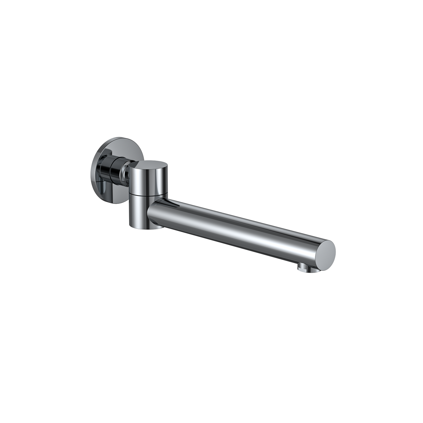 MELA - RONDO Swivel Wall Spout Chrome
