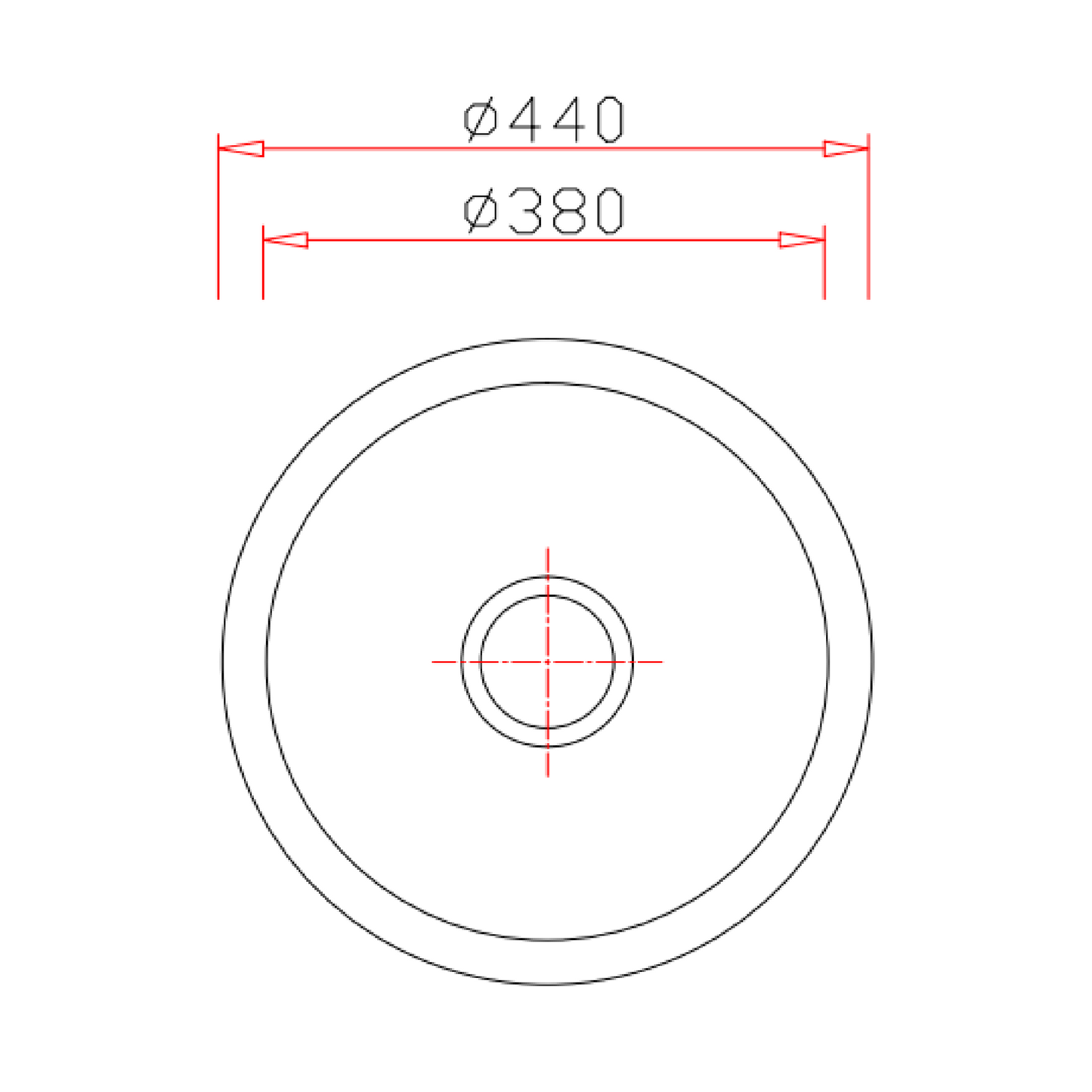 MELA - TRITON 430 Stainless Steel Sink Round- Polish