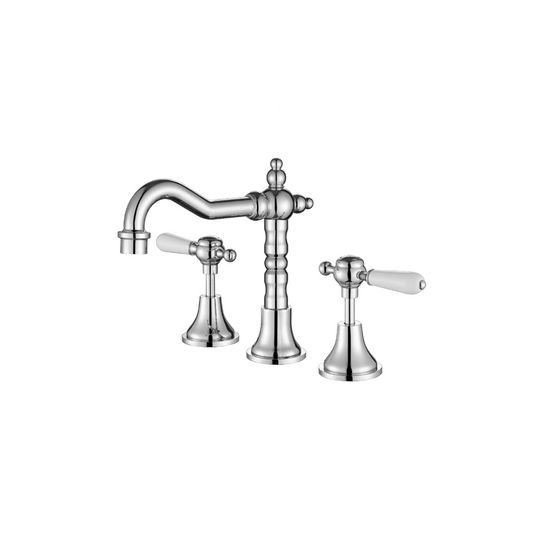 Modern National - Bordeaux Basin Set 1/4 Turn Chrome
