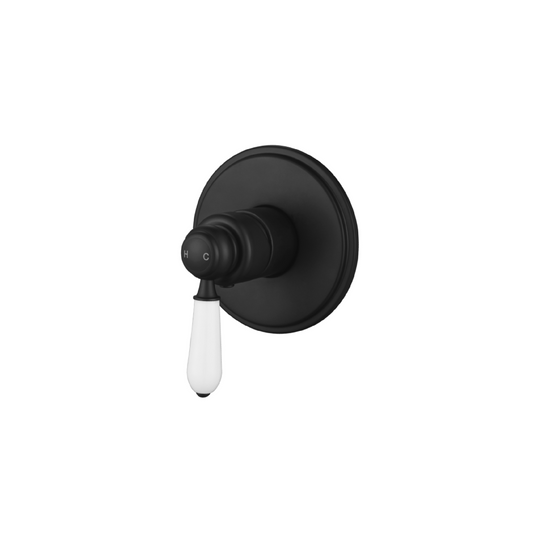 MODERN NATIONAL - BORDEAUX Shower Mixer Black