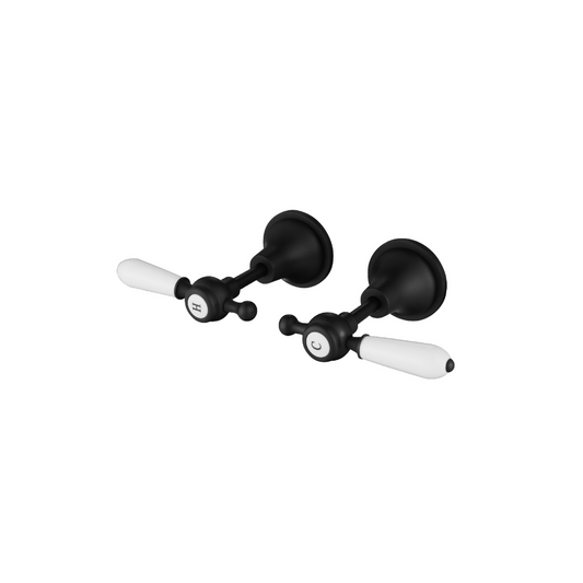 Modern National - Bordeaux Wall Tops 1/4 Turn Black