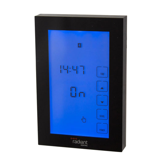 RADIANT - GTSB-TIM-V Premium Look Digital Timer Switch Black Vertical