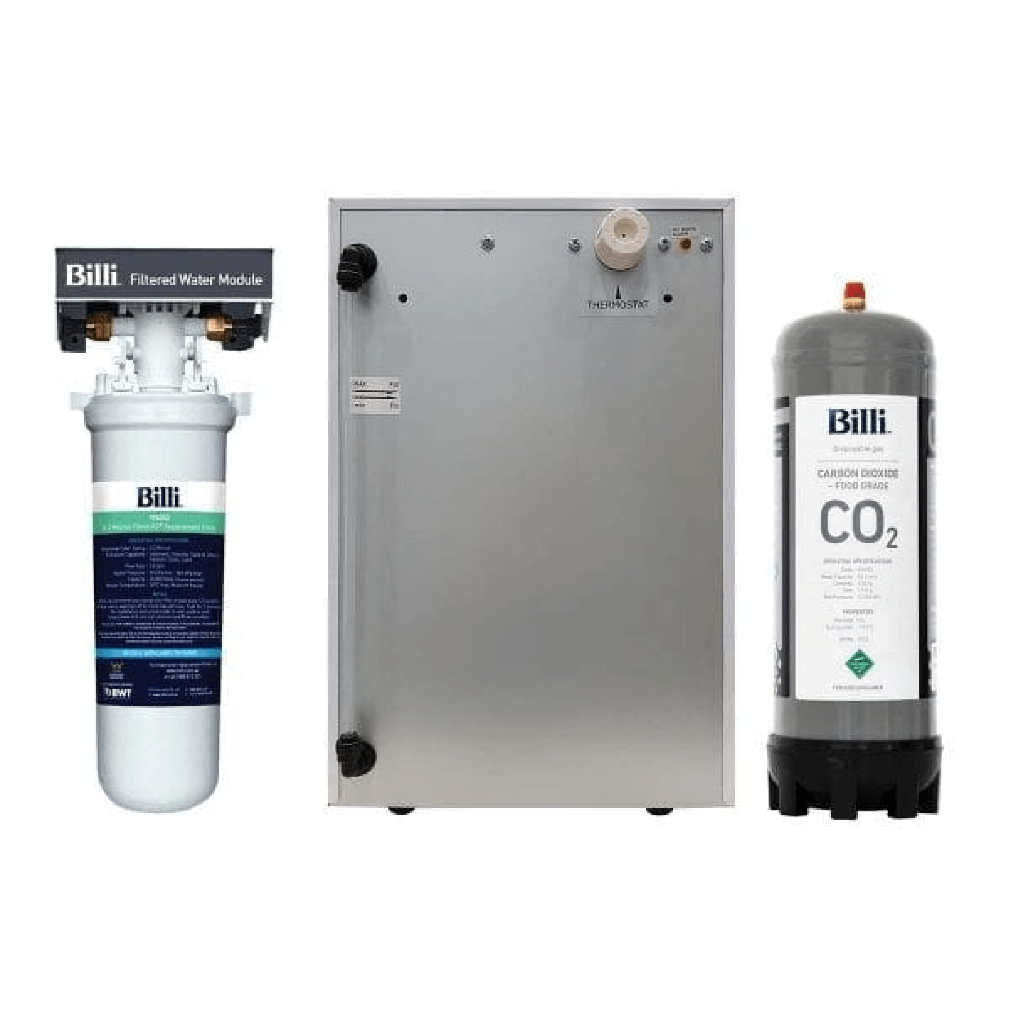 BILLI - Home CS with Dual Levered Slimline Dispenser Matt Black - Water System - from our - Billi - supplier–available at Bathroom City Perth