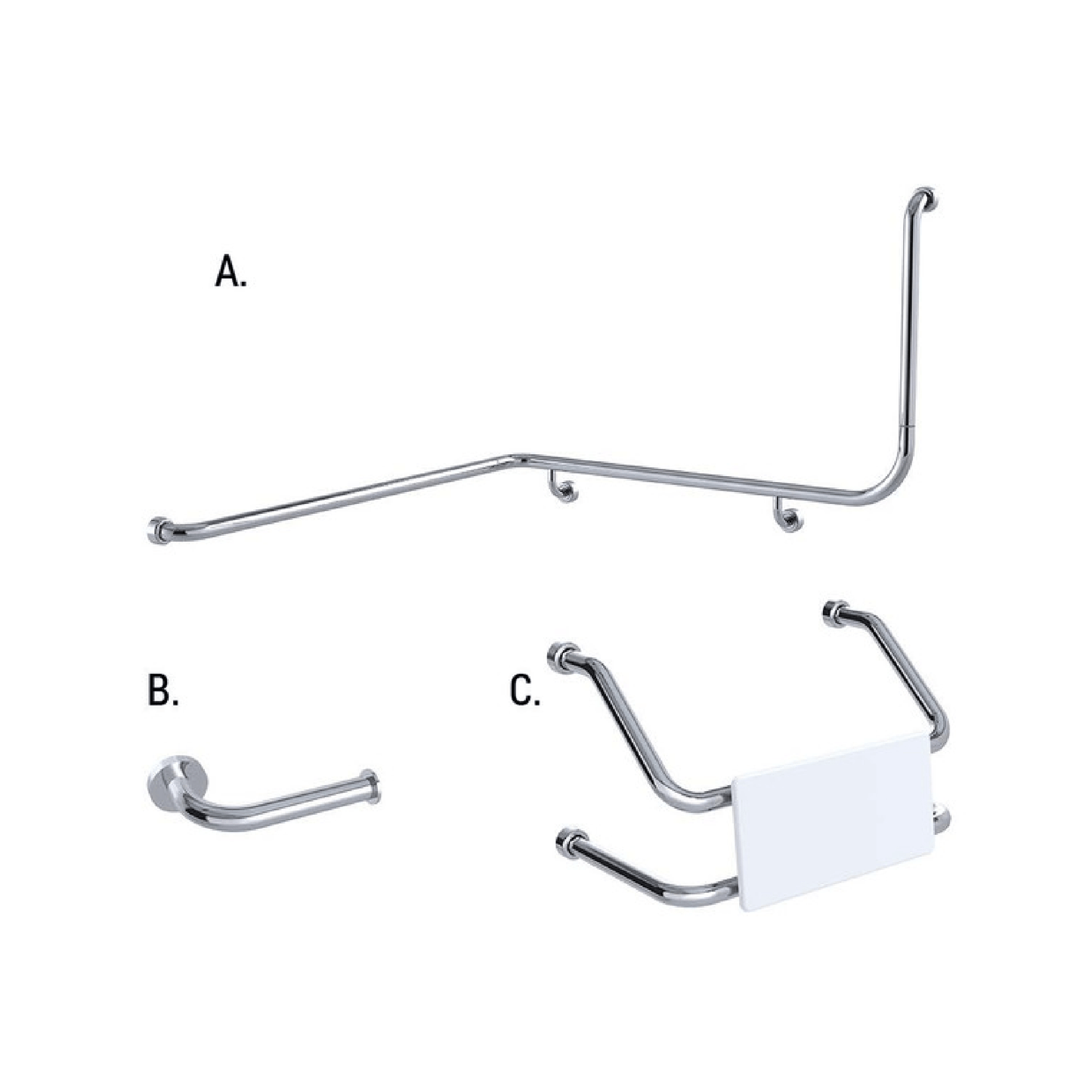 CONSERV - Accessible Sanitary Facilities 116 Combination Set Hygienic Seal Polish Supreme - UAT Accessories - from our - Conserv - supplier–available at Bathroom City Perth