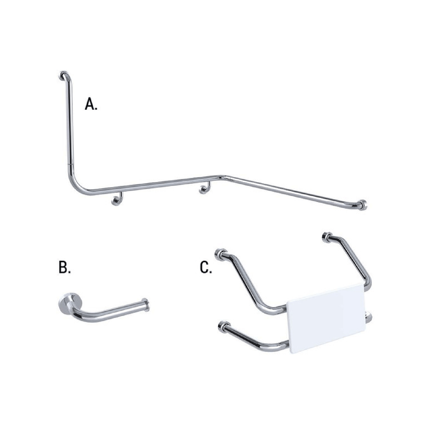 CONSERV - Accessible Sanitary Facilities 116 Combination Set Hygienic Seal Polish Supreme - UAT Accessories - from our - Conserv - supplier–available at Bathroom City Perth