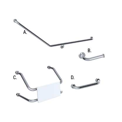 CONSERV - Accessible Sanitary Facilities 877 Combination Set Hygienic Seal Polish Supreme - UAT Accessories - from our - Conserv - supplier–available at Bathroom City Perth