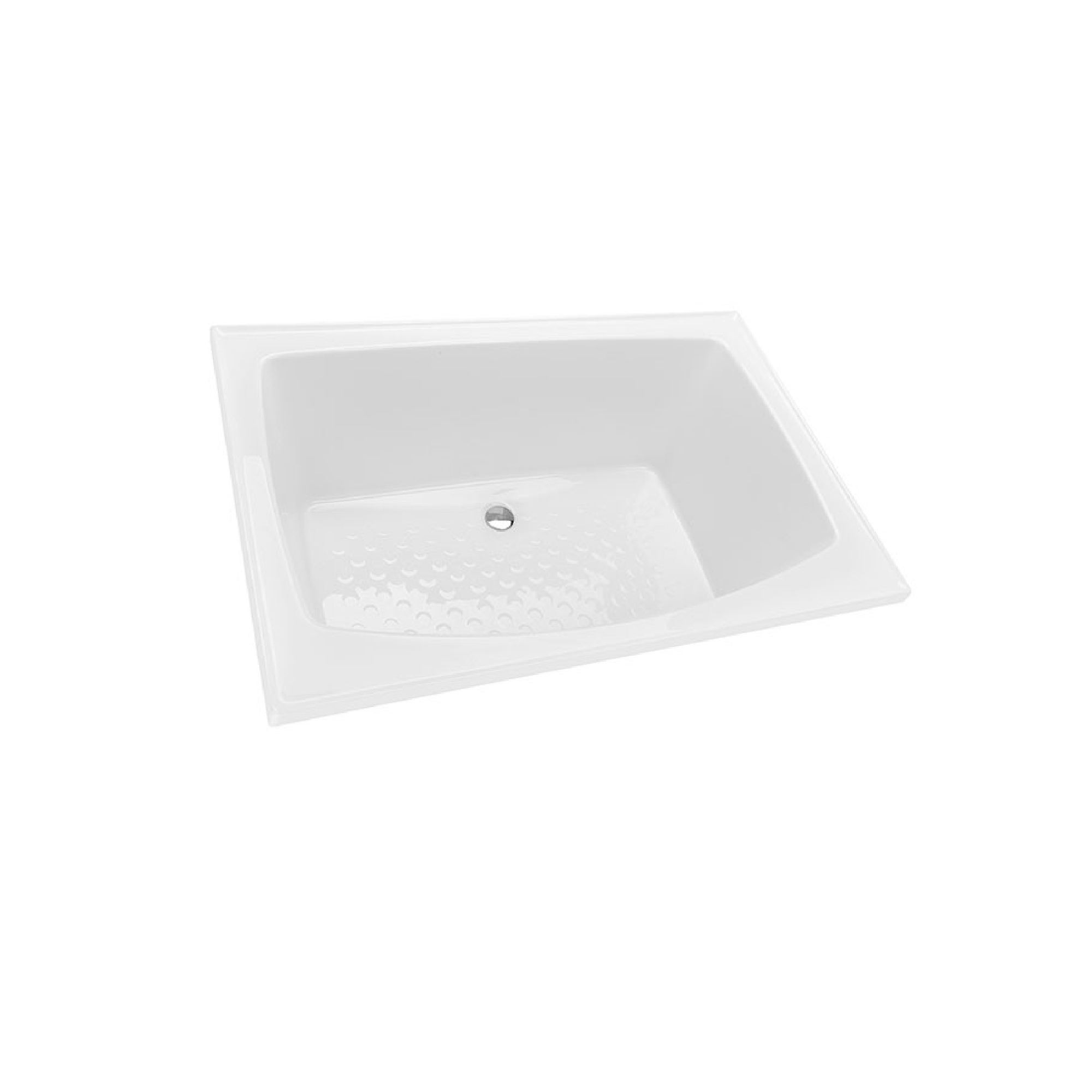 DECINA - Azzurro 1200 Inset Shower Bath - Baths - from our - Decina - supplier–available at Bathroom City Perth