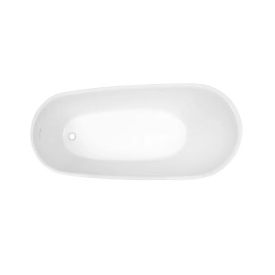 DECINA - Caval 1480 Freestanding Bath with Integrated Overflow - Baths - from our - Decina - supplier–available at Bathroom City Perth
