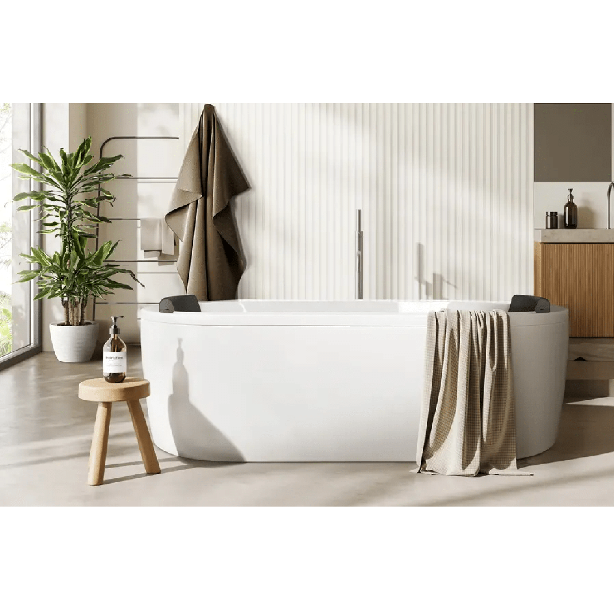 DECINA - Mintori 1790 Freestanding Bath - Baths - from our - Decina - supplier–available at Bathroom City Perth