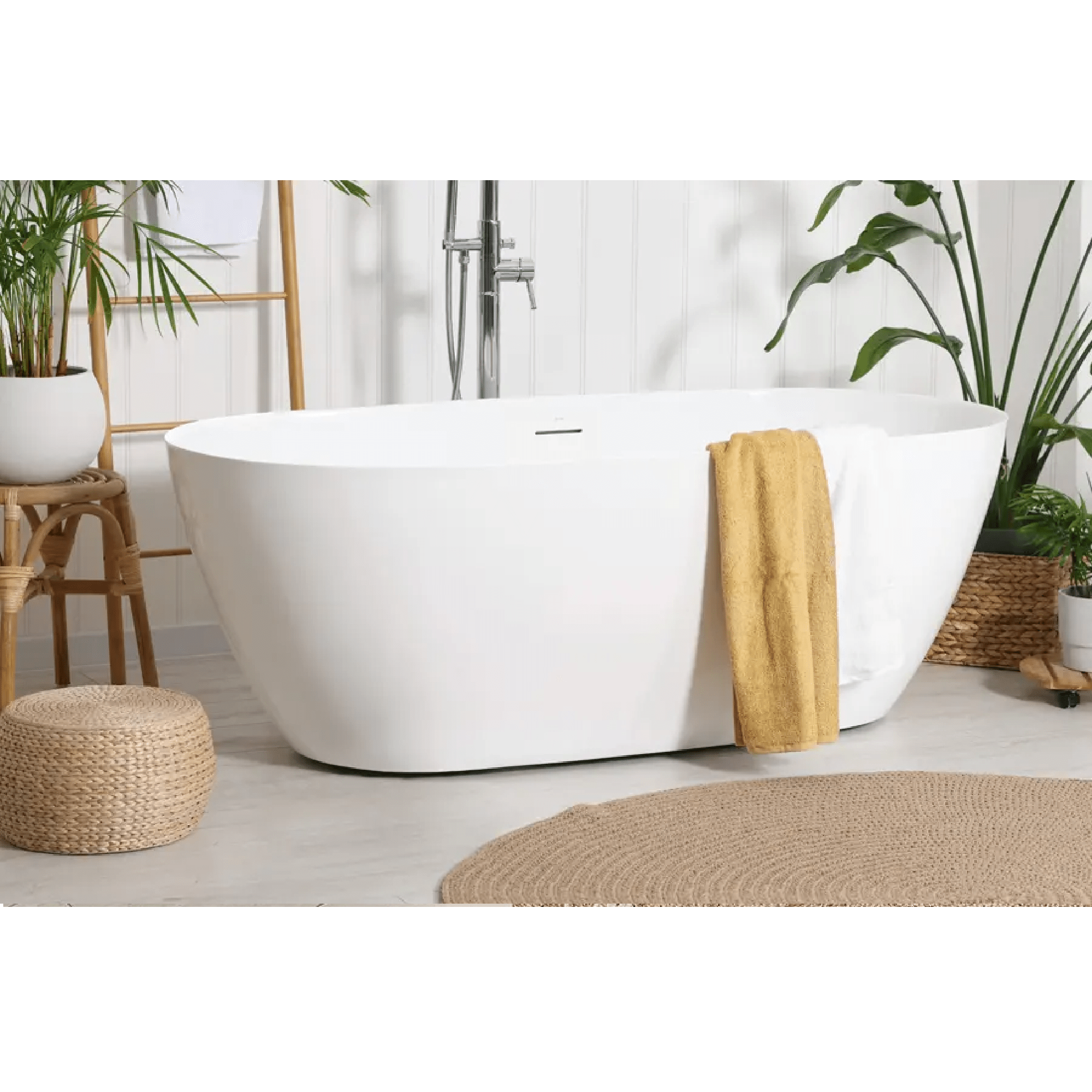 DECINA - Novara 1680 Freestanding Bath - Baths - from our - Decina - supplier–available at Bathroom City Perth
