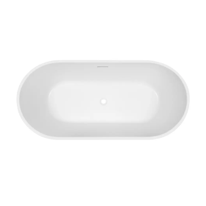 DECINA - Prezzo 1700 Freestanding Bath with Integrated Overflow - Baths - from our - Decina - supplier–available at Bathroom City Perth