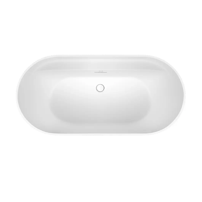 DECINA - Viva 1700 Fluted Freestanding Bath with Integrated Overflow - Baths - from our - Decina - supplier–available at Bathroom City Perth