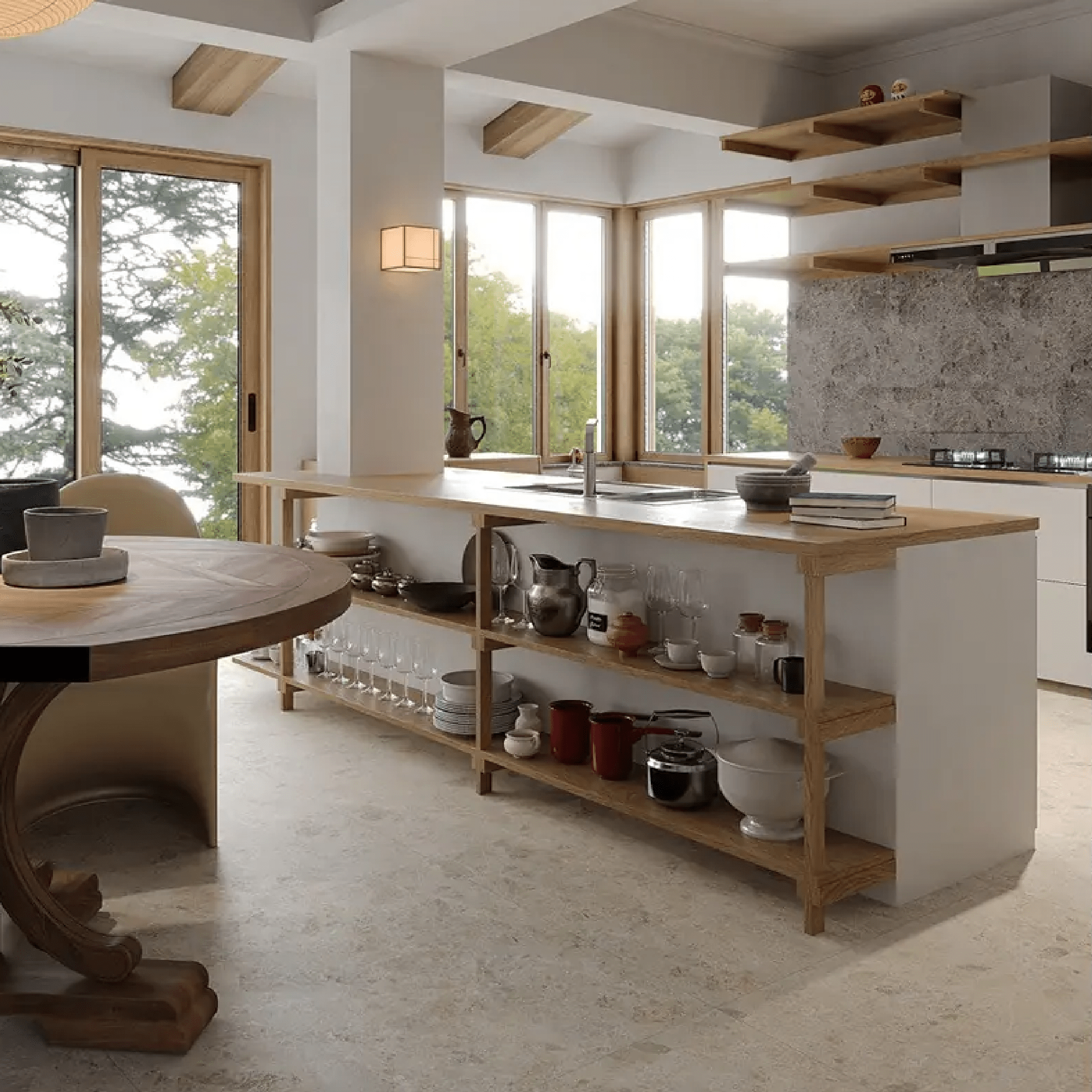 EAST WEST CERAMICS - Brezza Pietra 600x600mm Matt - Tiles - from our - East West Ceramics - supplier–available at Bathroom City Perth