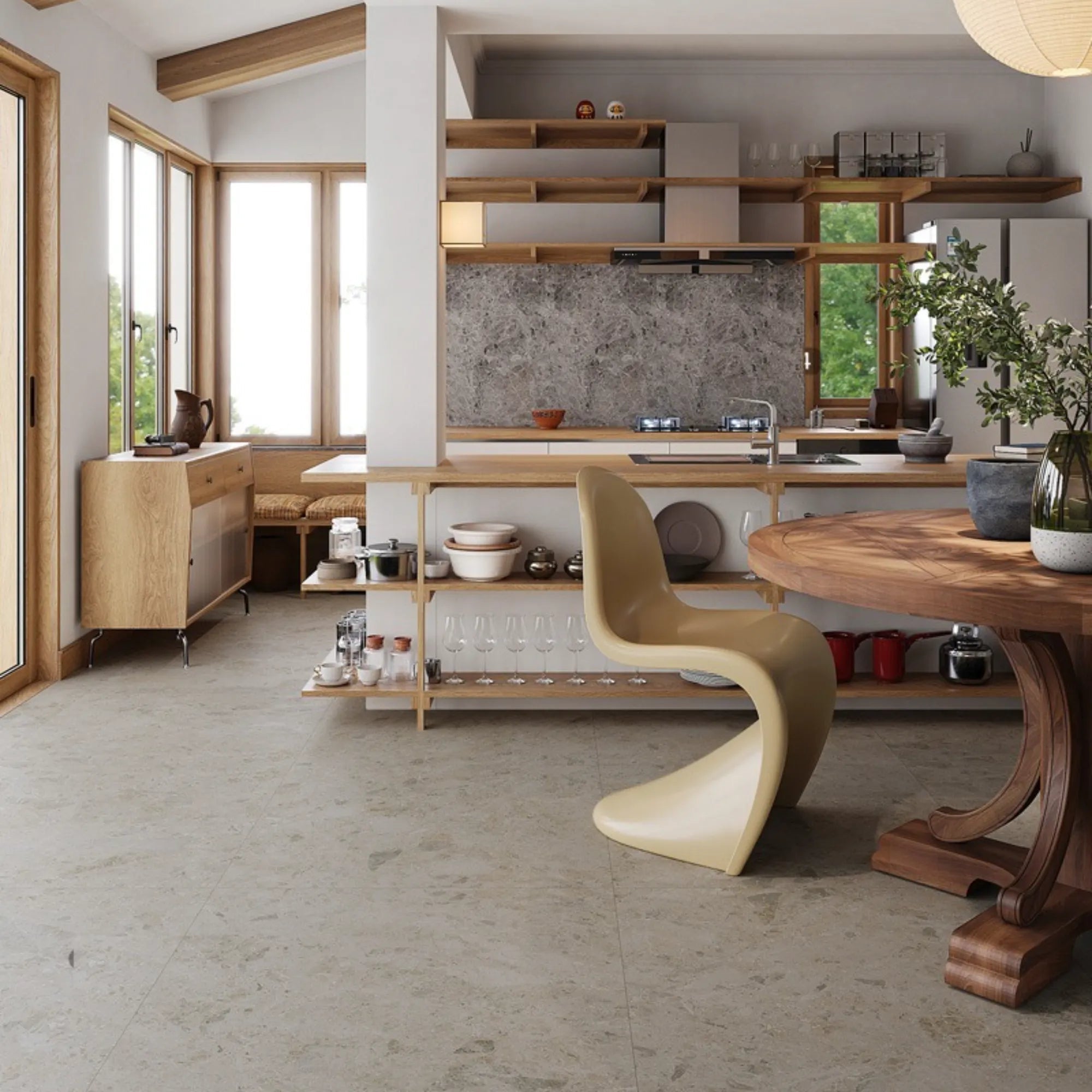 EAST WEST CERAMICS - Brezza Stone 600x600mm Matt-Tiles-from our-East West Ceramics-supplier–available at Bathroom City Perth