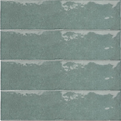 EAST WEST CERAMICS - Bricks Aqua 60x246mm Gloss - Tiles - from our - East West Ceramics - supplier–available at Bathroom City Perth