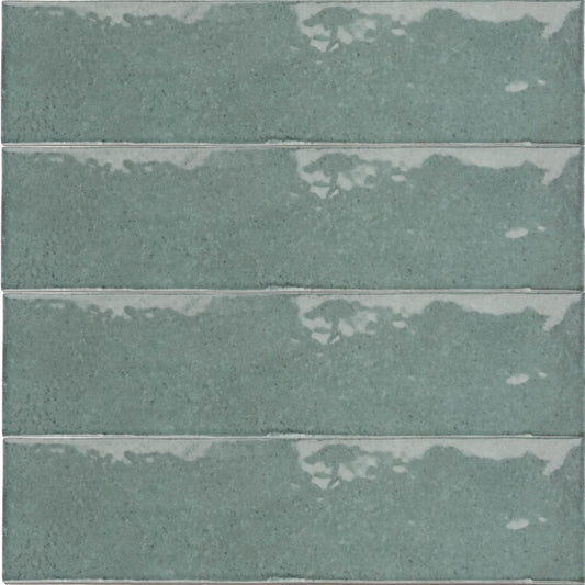 EAST WEST CERAMICS - Bricks Aqua 60x246mm Gloss - Tiles - from our - East West Ceramics - supplier–available at Bathroom City Perth