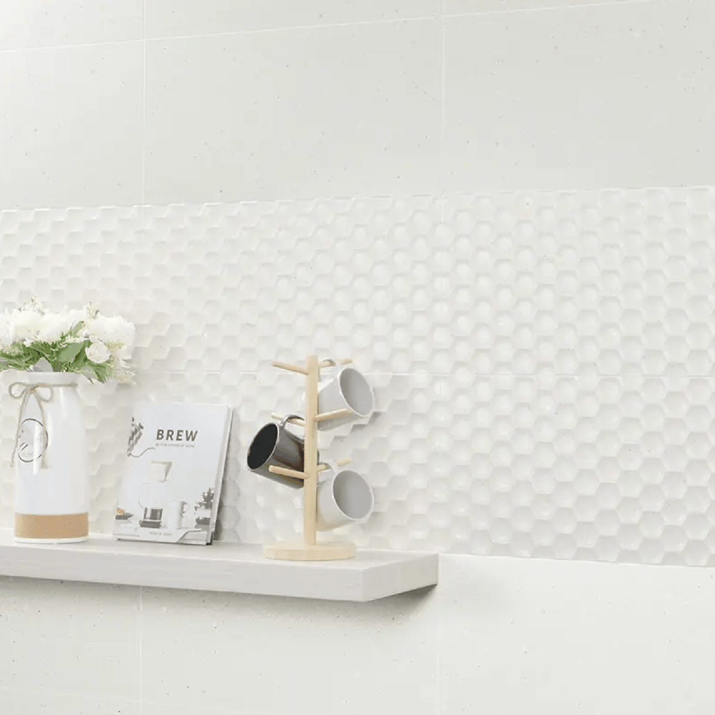 EAST WEST CERAMICS - D Matera Avorio 300x600mm Gloss - Tiles - from our - East West Ceramics - supplier–available at Bathroom City Perth