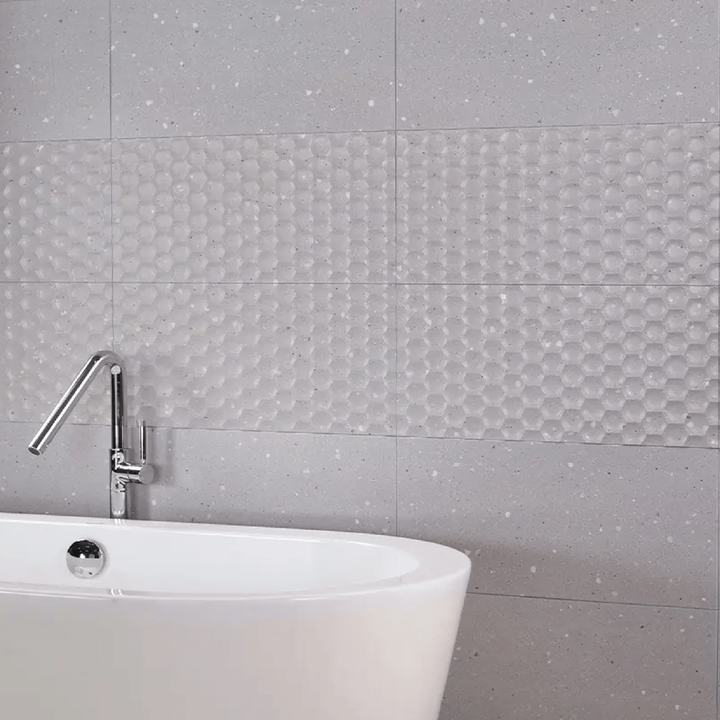 EAST WEST CERAMICS - D Matera Grigio 300x600mm Gloss - Tiles - from our - East West Ceramics - supplier–available at Bathroom City Perth