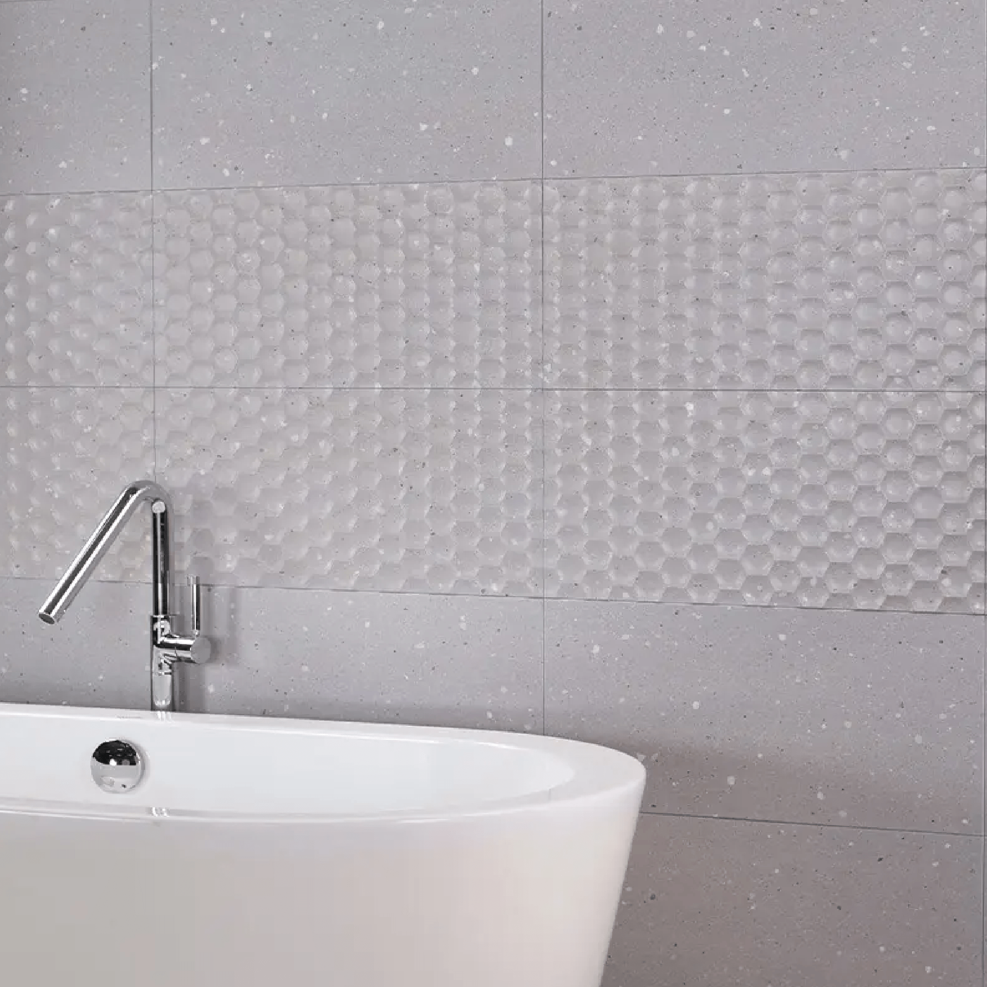 EAST WEST CERAMICS - D Matera Grigio 300x600mm Gloss - Tiles - from our - East West Ceramics - supplier–available at Bathroom City Perth