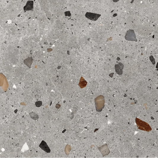 EAST WEST CERAMICS - Pietra Terrazzo Light Grey 300x300mm Matt - Tiles - from our - East West Ceramics - supplier–available at Bathroom City Perth