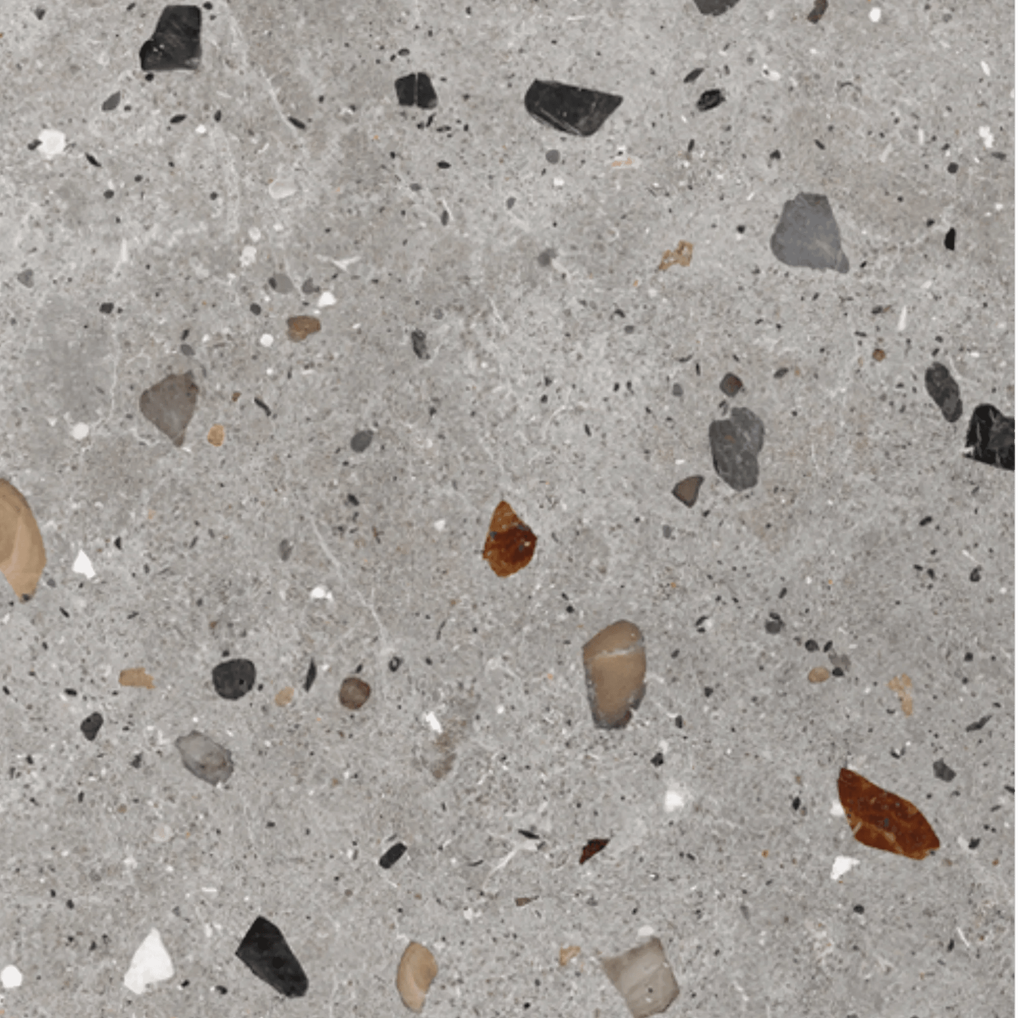 EAST WEST CERAMICS - Pietra Terrazzo Light Grey 300x300mm Matt-Tiles-from our-East West Ceramics-supplier–available at Bathroom City Perth