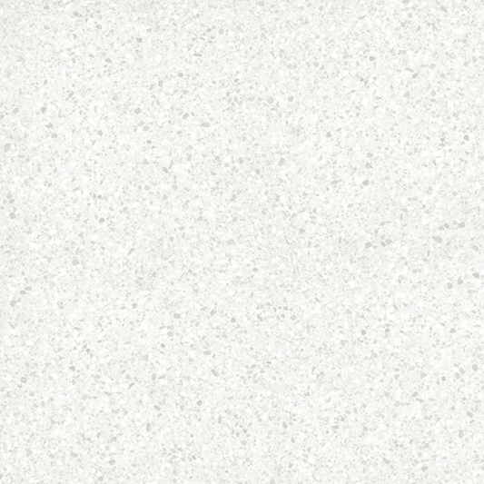 EAST WEST CERAMICS - Terrazzo Bianco 600x600mm Matt - Tiles - from our - East West Ceramics - supplier–available at Bathroom City Perth