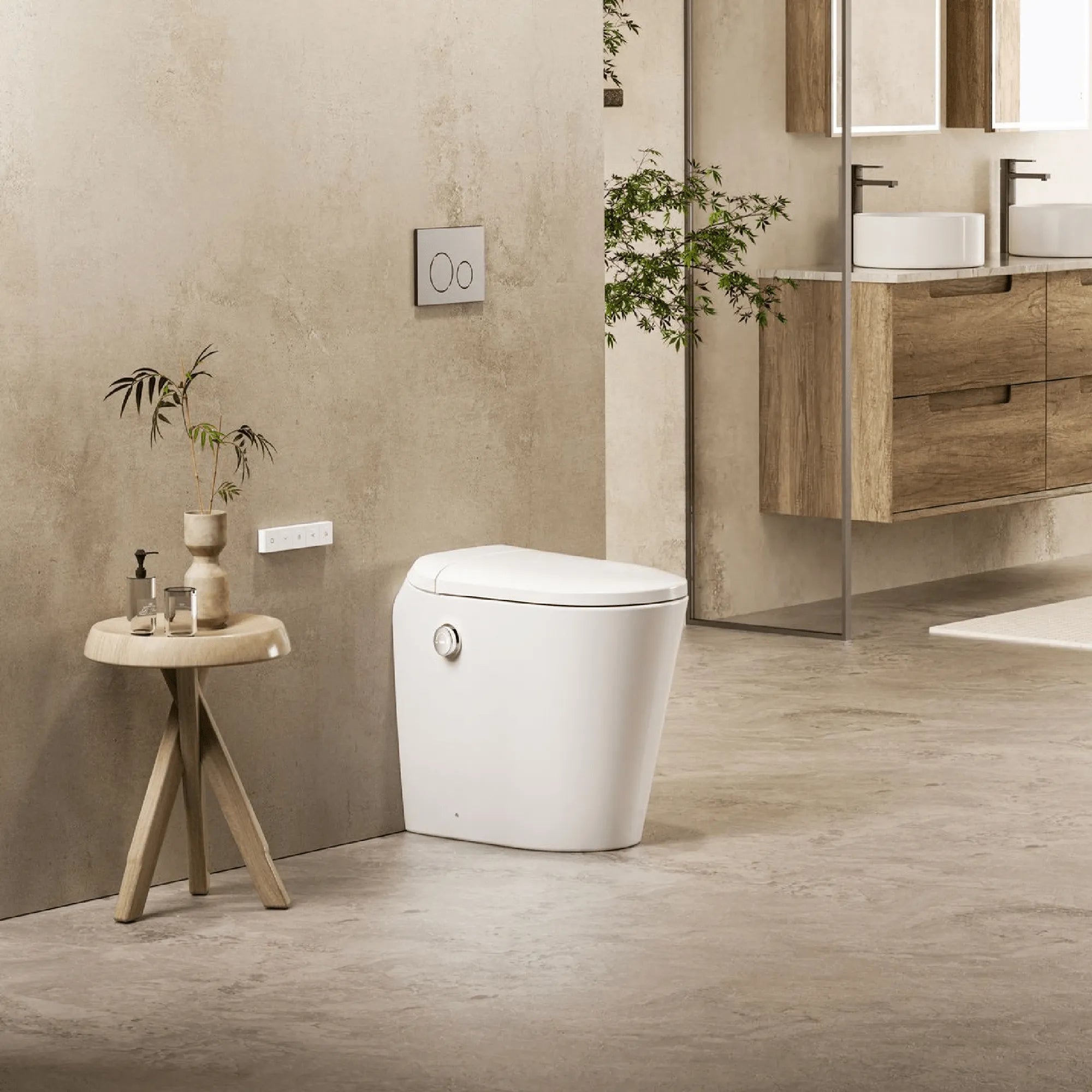 LAFEME - Autolux Rimless Smart Toilet-Toilets-from our-Lafeme-supplier–available at Bathroom City Perth