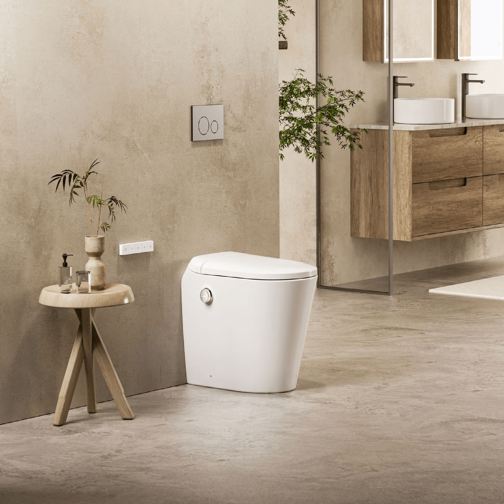 LAFEME - Autolux Rimless Smart Toilet - Toilets - from our - Lafeme - supplier–available at Bathroom City Perth