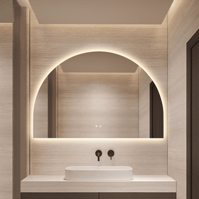 MELA - AERI 1200 LED Arch Mirror - Mirror - from our - MELA - supplier–available at Bathroom City Perth