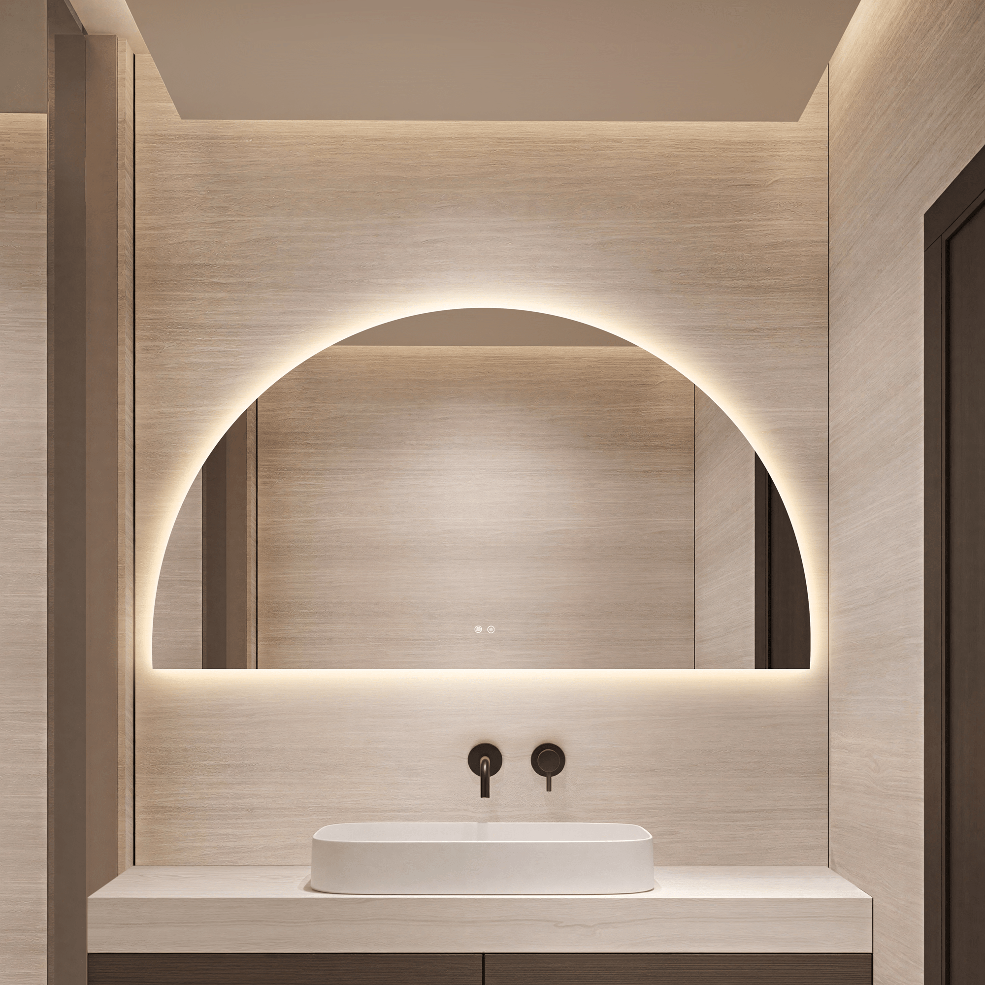 MELA - AERI 1800 LED Arch Mirror - Mirror - from our - MELA - supplier–available at Bathroom City Perth