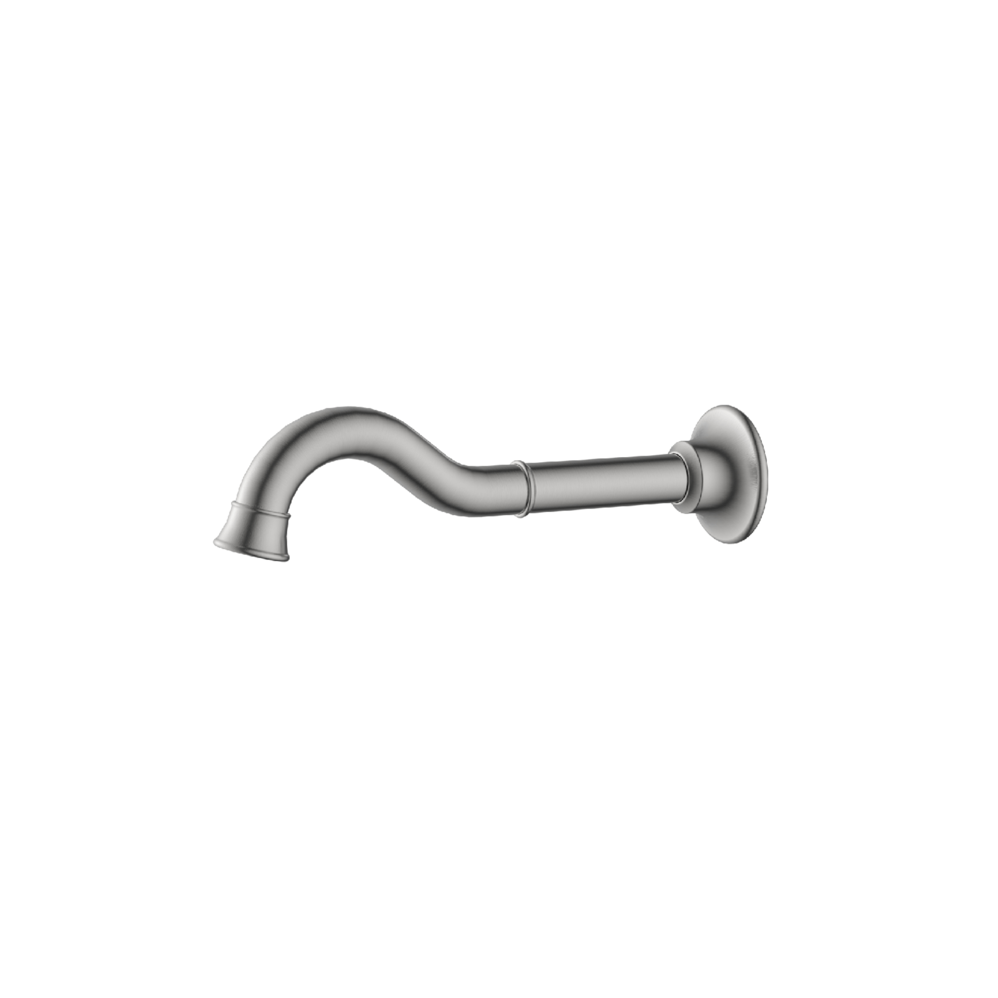 MELA - ANTIK Wall Spout Brushed NickelTapware – available at Bathroom City Perth