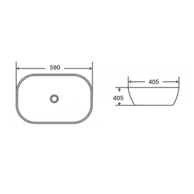 MELA BELLA above counter vanity basin for modern bathroom vanity installations – available at Bathroom City Perth